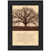 Life Is 6 Black Framed Print Wall Art